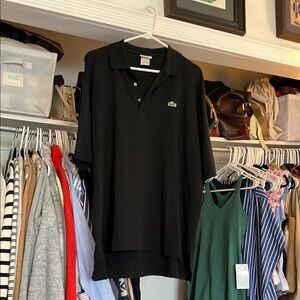 Lacoste Dark Polo Shirt with Logo